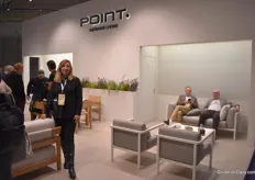 Arantxa Garmendia, marketing manager for Point Outdoor Living, showed us the Spanish brand’s new collections. ‘We work with a lot of designers, such as Mario Ruiz.’